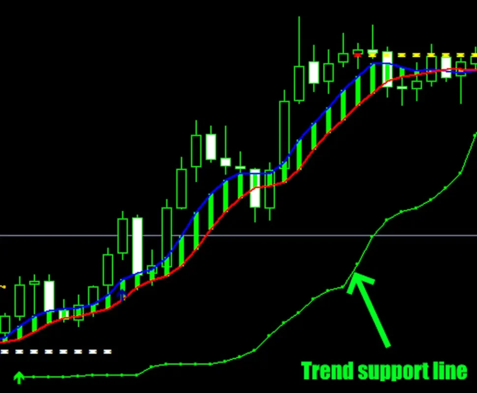 Trend support line